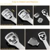 Foot Callus Remover Foot Callus Shaver Cuticle Razor Dead Skin Exfoliating Shaver Pedicure Kit Stainless Steel w/ Rasp 10 Blades