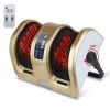 Shiatsu Foot Massager Electric Foot Massaging Machine Feet Kneading Massager with Auto/Manual Modes Heating Function 15Mins Auto Off 350° Rotable Supp
