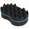 Double Sided Barber Sponge Hair Brush Comb Dreads Locking Twists Coil Afro Curl Wave Braids