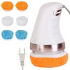 Electric Cellulite Massager Handheld Body Massager for Toning Full Body Vibrating Massager with 6 Skin-friendly Replaceable Covers for Men Women