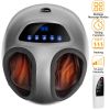 Electric Foot Massager Heat Therapy Kneading Air Compression Machine Intensity Time Setting Foot Pain Relief Massagers US9.5 Home Office
