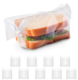 Fold Top Plastic Sandwich Bags 6.5" x 7", Pack of 16000 Clear Plastic Sandwich Baggies with Flip-Top Closure