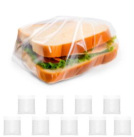 Fold Top Plastic Sandwich Bags 6.75" x 6.75", Pack of 16000 Clear Plastic Sandwich Baggies with Flip-Top Closure