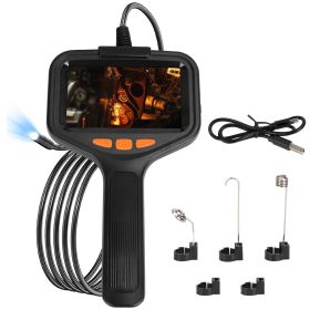 4.3in Inspection Camera with Light Articulating Borescope Endoscope Camera with 16.4FT Wire 2 Modes 3 Adjustable Brightness IP67 Waterproof for P