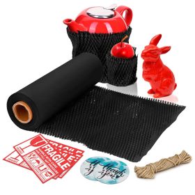 Black Honeycomb Packing Paper for Moving Breakables