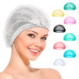 Pack of 1000 Disposable Mob Cap 21 Inches. Polypropylene White Bouffant Caps Medical. Bouffant Hair Nets Food. White Unisex Hair Covers for Nurse