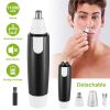 Electric Nose Ear Hair Trimmer Washable 360° Rotating Nose Hair Shaver Remover w/Brush