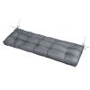 Bench Seat Cushion For Indoor Outdoor Furniture Non Slip Long Chair Cushion with Ties Strap Waterproof Swing Cushion 51.18x19.68IN For Garden Patio Ba