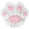 Cat Paw Cushion Seat Skin Friendly Comfortable Lazy Sofa Chair Floor Mat Office Chair Cushion Pad Relieve Back Coccyx Sciatica