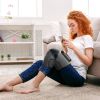 Cordless Knee Massager Heated Knee Brace Wrap Electric Knee Heating Pad with 5-Level Heating 3-Level Vibration 3-Mode & 3-Level Air Compression