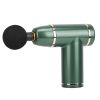 Percussion Massage Gun USB Type C Rechargeable Deep Tissue Vibration Massager Handheld Leg Body Cordless Massager w/ 4 Interchangeable Heads 8 Intensi