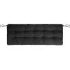 Bench Seat Cushion For Indoor Outdoor Furniture Non Slip Long Chair Cushion with Ties Strap Waterproof Swing Cushion 51.18x19.68IN For Garden Patio Ba