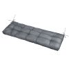 Bench Seat Cushion For Indoor Outdoor Furniture Non Slip Long Chair Cushion with Ties Strap Waterproof Swing Cushion 51.18x19.68IN For Garden Patio Ba