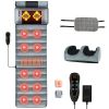 Full Body Electric Massage Mat Heating Vibration Massage Pad Cushion Back Massage Mattress Chair Pad with Neck Foot Massage Head Pillow and Cloth Lumb