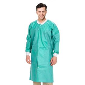Disposable Lab Coats for Adults (Color: Clear, Material: SMS)